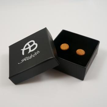 Ohrstecker aus Eibenholz